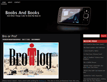 Tablet Screenshot of boobsandbooks.com